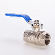  Manufacture Ball Valve Threaded Brass Water Ball Valve with Level Handle Nickeled FF/ Brass Ball Valve