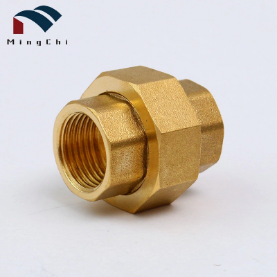 Chian High Quality Factory Price NPT Bsp 1/2" to 2" Brass Union Copper Union Thread Union