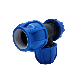 PP Compression Fitting Equal Tee HDPE Pipe Fittings for Water Irrigation Agriculture manufacturer