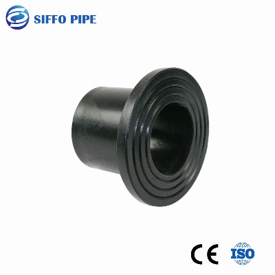 DN160mm Black PE100 Material HDPE Pipe Fitting Flange for CE/ISO Certificates