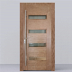 Kangton 2400X1200X45mm Anti-Weather Exterior Wooden Oak Solid Wood Pivot Entrance Main Door manufacturer