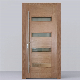 Kangton 2400X1200X45mm Anti-Weather Exterior Wooden Oak Solid Wood Pivot Entrance Main Door