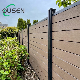  Factory Direct Waterproof Home Fence Easy DIY Installation WPC Wood Composite Cheap Garden Fencing