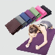 Yuanhua Manufacturer OEM Custom Logo Eco Friendly Single Layer Purple Travel Foldable TPE Yoga Mat