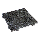 12" X 12" Black Vinyl Interlocking Drainage Floor Tile