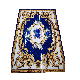  1200X1800mm Polished Golden Crystal Porcelain Flower Carpet Tile Gold Porcelain Tile