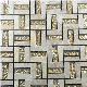 Good Price Gold Color Glass Mixed Stone Mosaic for Interior Wall manufacturer