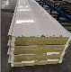 Perforated/Acoustic Absorption/Soundproof/Fireproof PU Closing Rockwool Sandwich Panel for Power Plant/Textile Mill