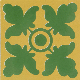 New Decoration/ Green/Glazed Decoration Tile200*200mm