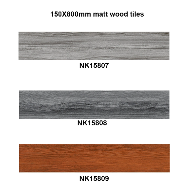 6X32 Anti Slip Matte Wood Tiles Ceramic Rustic Tile for Flooring