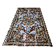 Customized Golden Porcelain Polished Decorative Carpet Tiles Crystal Flower manufacturer