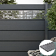 Wholesale Easy Installation Wood Plastic Composite Waterproof Garden Privacy Panel WPC Fence manufacturer