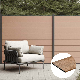 Hot Sale Easy Installation Wood Plastic Outdoor Composite Waterproof Garden Privacy Panel WPC Fence manufacturer