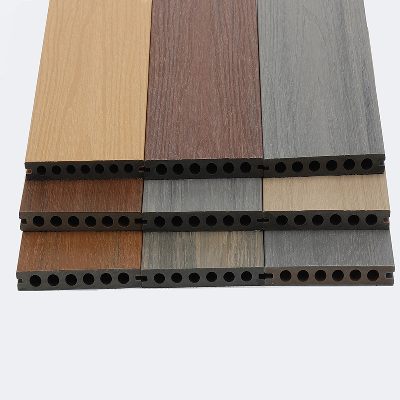 Hot Wood Grain Plastic Flooring Deck Flooring Composite Decking WPC Board