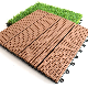 300*300 mm Quick Installation Low Maintenance Waterproof Anti-Fade Wood Plastic Composite WPC Interlocking Patio Deck Tiles