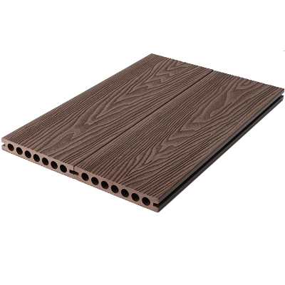 Outdoor Deck WPC Material Wood Flooring Plastic Composite Waterproof Decking Board