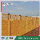  China Highly Cost Effective Wood Plastic Timber Composite WPC Garden Fence