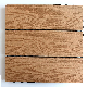 Interlock Outdoor DIY Wood Grain Deep 3D Embossing Wood Plastic Composite WPC Deck Tiles