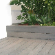 Dark Teak WPC Composite Decking Boards for Outdoor Floor Covering