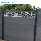 Beautiful Decorative Black Wooden Plastic Composite Fence Plank