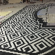 Natural Stone Mosaic Pattern, Pattern Mosaic Border Medallion/Stone Parquet with Metal Inlay manufacturer