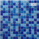 Pool Mosaic Tiles Blue Glass Mosaic for Swimming Pool Tiles manufacturer