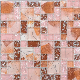 Belgium Style Shopping Mall Wall Decorative Pink Mosaic Glass Tile