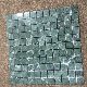 Natural Dark Green Square Pieces Marble Stone Mosaic Pattern manufacturer