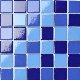  Wholesale Swimming Pool Kitchen Bathroom Floor and Wall Decoration Glass Stone Ceramic Blue Mosaico Hzy4801/4802/4803/4804/4807