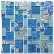  Glass Mosaic Tile Shinning Swimming Pool Mosaic Blue Mosaico De Vidrio Sample Customization