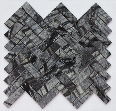 New Marble Mosaic Tile Popular Design Black Color