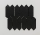 Picket Shape Marble Long Hexagon Marble Black Mosaic for Wall Tile manufacturer