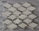  Fashionable Design Rhombus Marble Mosaic for Wall Tile and Floor Tile