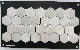 Factory Price Grey Mixed Aluminum Hexagon Mosaic Tiles for Kitchen Backsplash Wall