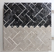 Hot Popular Style Black Herringbone Marble Mosaic for Backsplash Wall Tile manufacturer