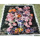 Custom Colorful Flowers Mural Glass Mosaic Patterns for Wall Decoration manufacturer