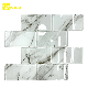 Factory Wholesale House Bathroom White Wall Crystal Glass Mosaic Tiles manufacturer