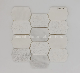 Bianco Carrara New Design Bathroom Flooring White Marble Mosaic