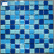 Blended Blues Glass Mosaic for Swimming Pool Tile manufacturer