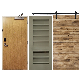 Popular Doors for Hospitality, Hotel Solid Wood Fire Rated Door, Hotel Barn Door, Stc Core Guest Room Entrance Door, Louver Door