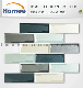 Kitchen and Bathroom Beveled Crystal 3D Matt Glass Mosaic Tiles