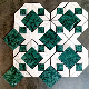 Retro Dark Green Stone Mosaic Tile Courtyard B&B Bathroom Tiles Walls and Floors Marble Tile