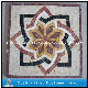 Mixed Marble & Travertine Stone Mosaic Medallion for Home Decoration