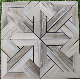  Fashion Modern Self-Adhesive Beige Gray Wooden Plank Plastic Mosaic Tile