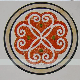 Luxury Design Classical Style Round Mosaic Tile Handmade Marble Floor Polished Tile for Indoor