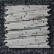  Linear Strips White/Beige/Brown Bathroom Wall/Flooring Kitchen Backspalsh Marble Mosaic Tile