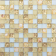 White and Yellow Color Gold Foil Marazzi Glass Mosaic Tile