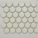  Round Shape White Button Ceramic Swimming Pool Mosaics