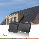  Solar Roof Tile Factory Wholesale Price Monocrystalline Silicon Solar Cell Double Glass Solar Tile Roof 60 Years Guarantee Solardachziegel