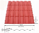 Pingyun Roma and Spanish Style ASA PVC Plastic Roof Tile/Synthetic Resin Roof Tile